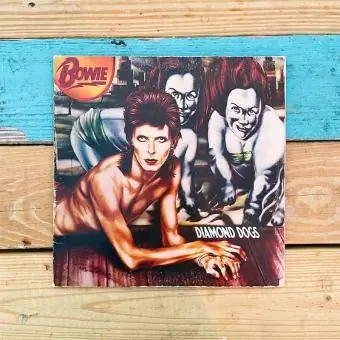 David Bowie'nin Diamond Dogs Vinil LP Kaydı - 1974