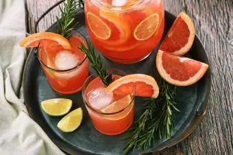 Nonalcoholic Paloma Mocktail Pitcher