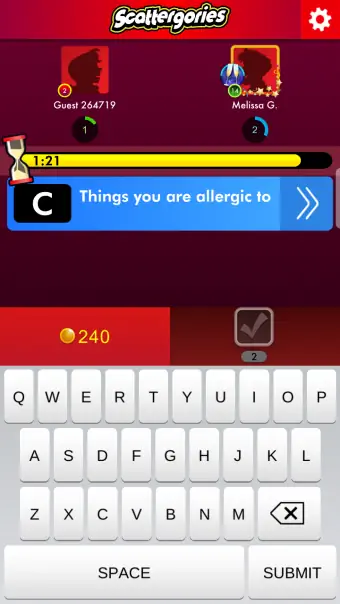 Scattergories za Android OS