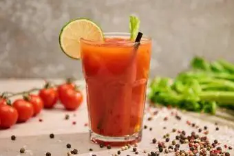 Pinausukang Bloody Mary cocktail