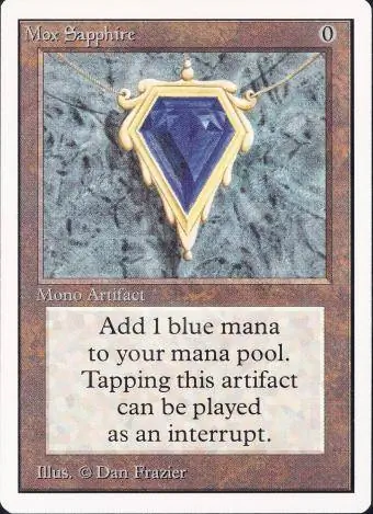 Magic The Gathering Unlimited Edition Mox Sapphire