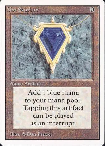 Magic The Gathering Edició Il·limitada Mox Sapphire