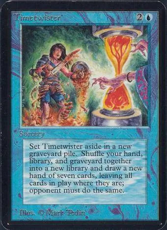 Magic The Gathering Timetwister Edición Alfa