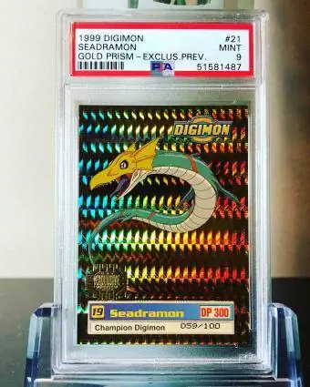 1999 Gold Prism эксклюзивті алдын ала қарау Seadramon