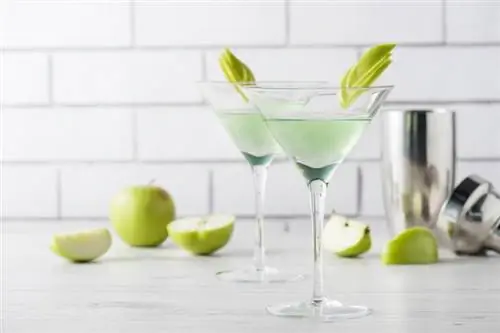 Apple Martini: Mapishi ya Kawaida + Baadhi ya Tofauti za Kufurahisha