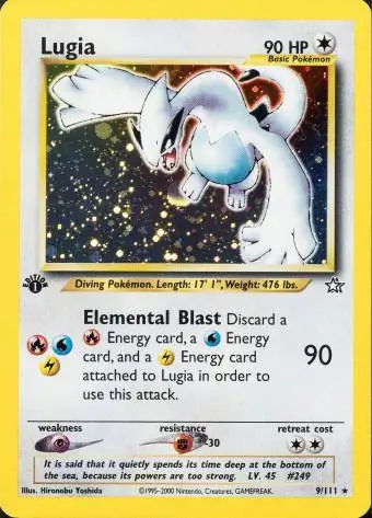 2000 Neo Genesis Holo Lugia Edisi Pertama