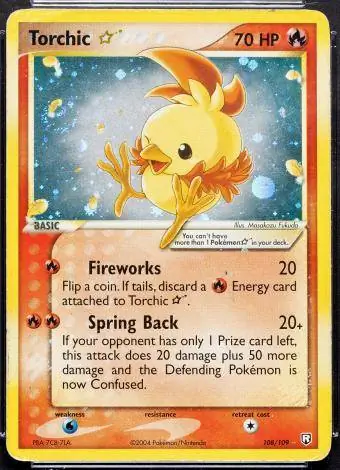 2004 Gold Star Holo Torchic