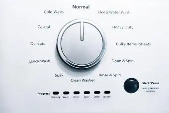 çamaşır makinesindeki kontroller