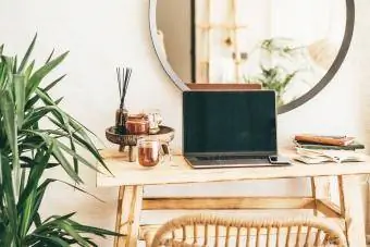 Intérieur de bureau à domicile moderne