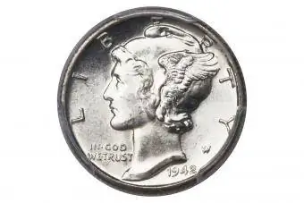 1942/1941-D Mercury Dime depășit