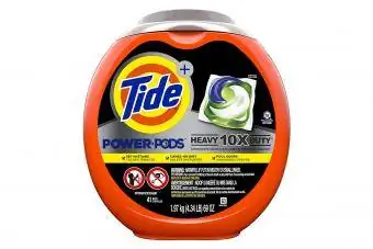 Tide Power PODS kir yuvish kukuni suyuq paketlari, mumkin bo'lmagan dog'lar uchun 10 marta og'ir, 41 ta