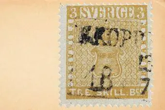 Treskilling Kuning Swedia - 1855