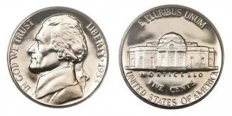 1953 Deep Cameo Jefferson Nickel