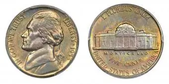 1953-D Mga Buong Hakbang Jefferson Nickel