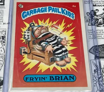 Rare Garbage Pail Kids Fryin Brian