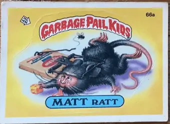 Garbage Pail Kids Matt Ratt