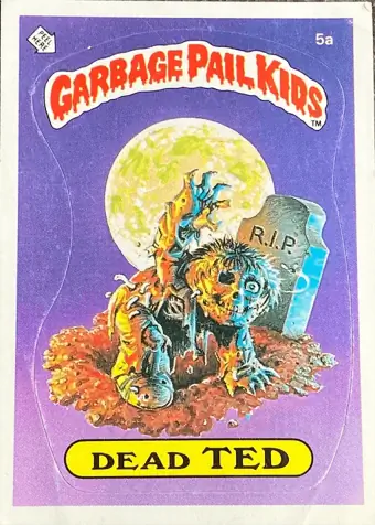 Rare Garbage Pail Kids Dead Ted