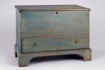 Rương chăn Amish 1835-75 American Shaker Pine