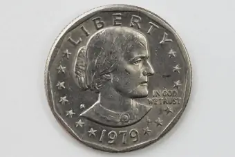 1979. gada Sjūzena Entonija viena dolāra monēta, 1. veids