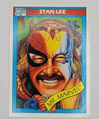 1990 Marvel Universe Stan Lee ile İmzaladı