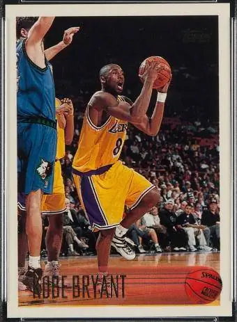 1996 m. Topps Kobe Bryant naujoko kortelė