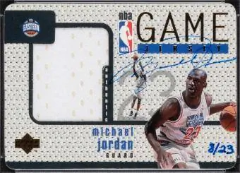 1997 Michael Jordan Upper Deck Igralni dres z avtogramom