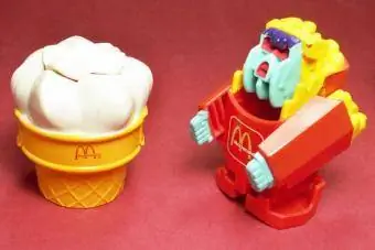 Vintage 1980's Transformers McDonalds Zoo Siab Noj Khoom Ua Si