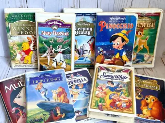 VHS-Kassetten aus der Disney Masterpiece Collection