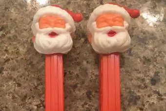 Kitsch 1960 Pez Dispenser. Footless Vintage US Patent No 2.620.061. Rare Vintage Retro Santa Claus με δυνατότητα συλλογής