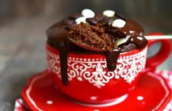 Κέικ με κούπα σοκολάτας