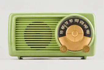 Radio verde de antaño