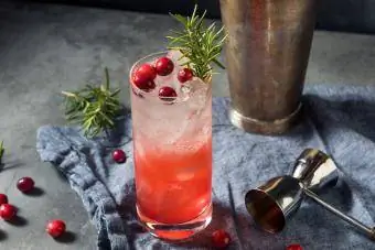 Mocktail Virgin Sparkling Cranberry