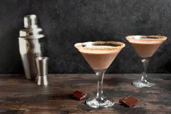 Cocktail Martini cu ciocolată
