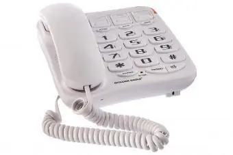 Vaste telefoon met handset (GE3104WH), ingebouwde luidspreker van Golden Eagle