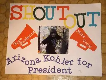 Arizona Başkanlık posteri, başkanlığa aday