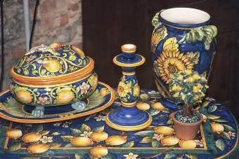 Decoratieve Majolica's