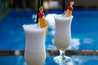 Bananen-colada-cocktail