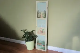 Umetniško poslikana vrata omare Slikovita vratna plošča