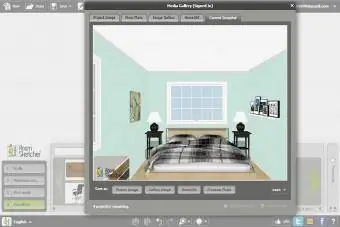 Room Sketcher yatak odası'in ekran görüntüsü