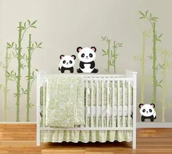 In An Instant Art'tan Panda duvar çıkartmaları