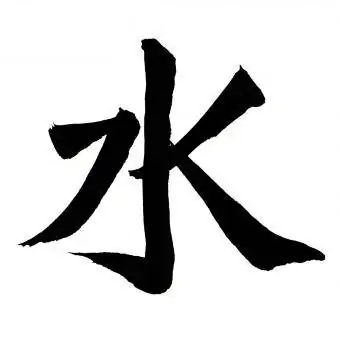 'Vand' på kinesisk