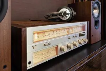 zabytkowy amplituner stereo