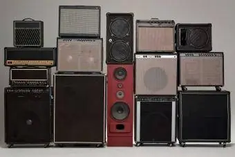 altoparlanti stereo d'epoca