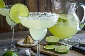 Klassiska Lime Margarita-drycker