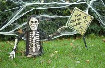 Strašidelný Halloween Skeleton