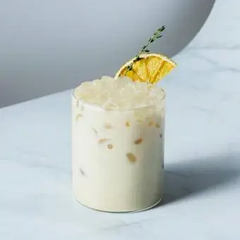 Còctel de pastís de crema de plàtan