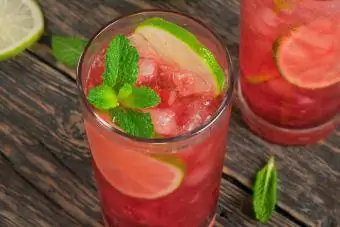 Strawberry Lemongrass Soda