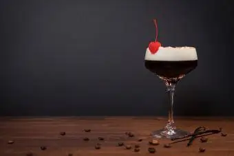 Čerešňové espresso Martini