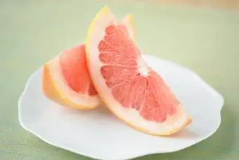 Růžové grapefruitové klínky
