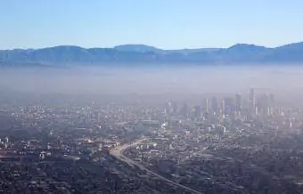 Poluarea aerului peste oraș
